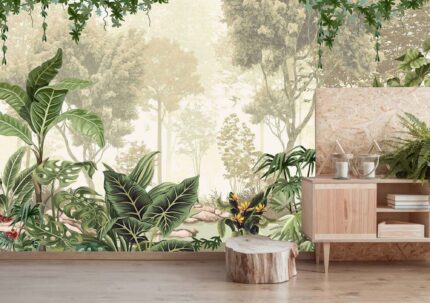 Tropical Forest Serenity Wall
