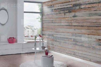 Minimal Grey Panel Living Room