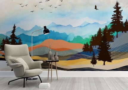 Colorful Abstract Landscape