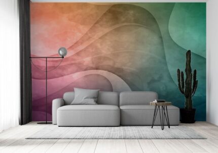 Aurora Fusion Gradient Wall Mural