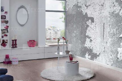 Weathered Plaster Peel Texture Mural