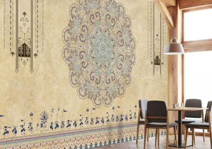 Traditional Mandala Folk Art Wall