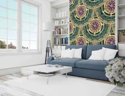 Emerald Mandala Medallion Wall