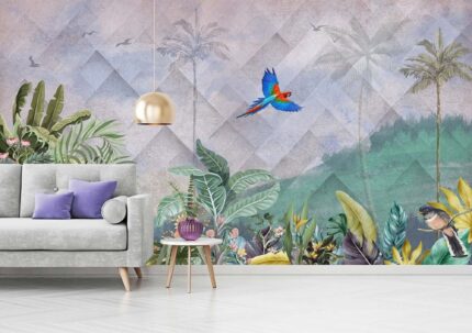 Geometric Tropic Parrot