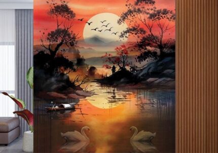 Evening Lake Reflection