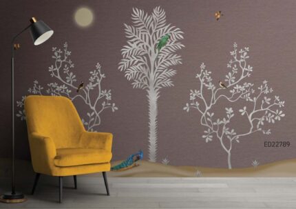 Night Forest Artistic Wall
