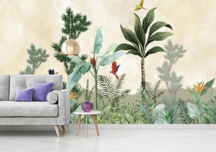 Tropical Botanical Garden Wall Mural