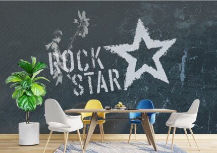 Grunge Rock Star Wall