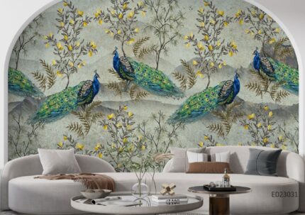 Vintage Peacock Pattern
