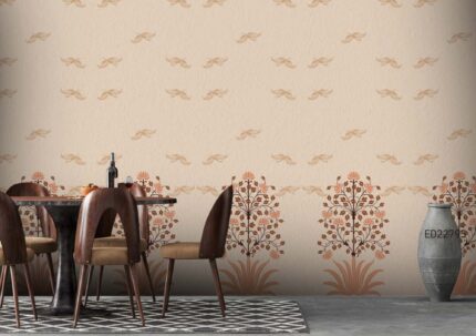Classic Motif Floral Wall