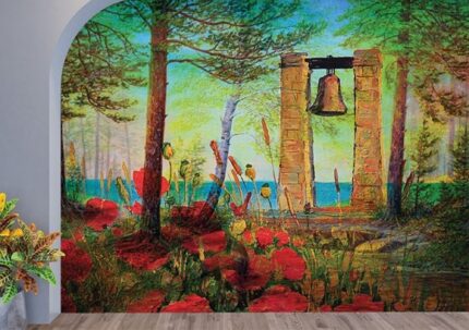 Rustic Garden Archway Painting
