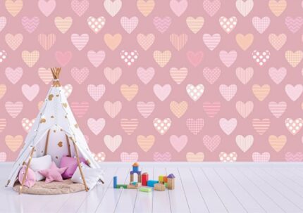 Pastel  Heart Harmony Pattern