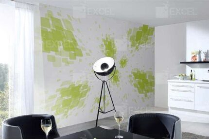 Pixel Burst Digital Mural