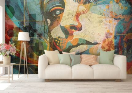 Geometric Expression Face Art