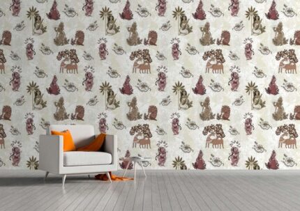 Folk Heritage Motif Wall