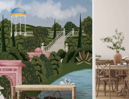 Royal Garden Landscape Mural