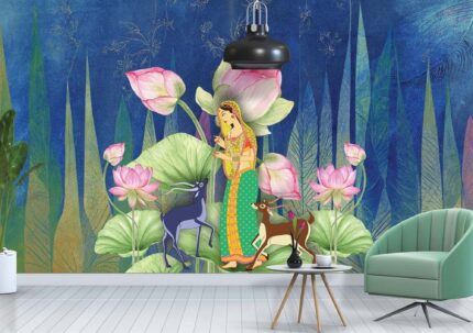 Lotus Garden Royal Lady Scene