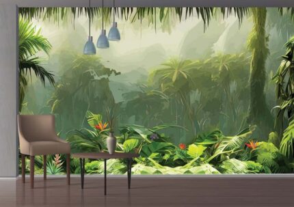 Deep Jungle Panorama View