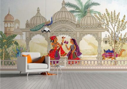 Royal Courtyard  Scene