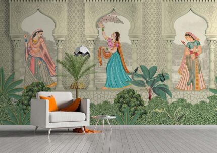 Mughal Garden Ladies Panel
