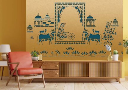 Tribal Heritage Stencil Design