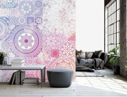Pastel Mandala Tile Harmony