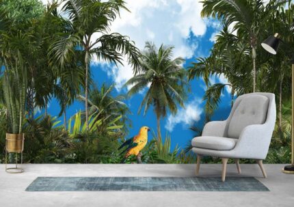 Blue Sky Palm Paradise