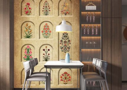 Floral Niche Wall Design