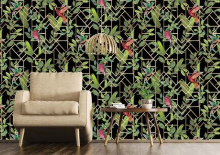 Geometric Jungle Bird Luxe