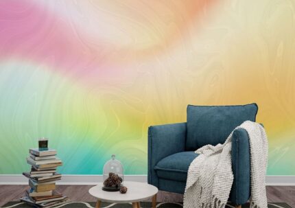 Sunset Prism Flow – Gradient Fusion Wall Art
