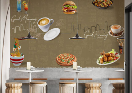 Wake Up & Chow Down Wall