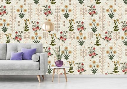 Classic Botanical Garden Repeat Wall