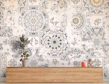 Vintage Tile Medallion Grid