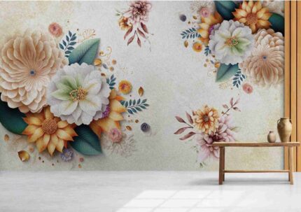 Elegant Floral Wall Mural