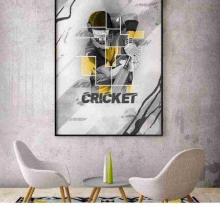 Cricket Geometric Poster