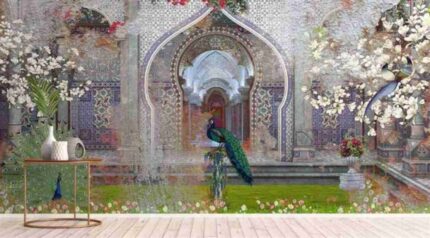Mughal Peacock Courtyard