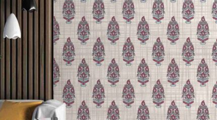 Rustic Handblock Print Wallpaper