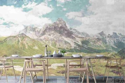 Majestic Mountain Range View