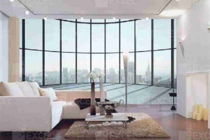 Panoramic Glass Wall City View