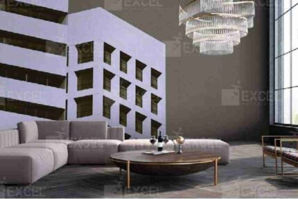 Geometric Modern Living Wall