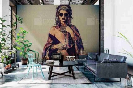 Artistic Fashion Studio Wall