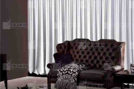Elegant Curtain Texture Wallpaper