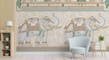 Twin Elephant Heritage Panel