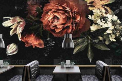Dark Bloom Luxury Wall