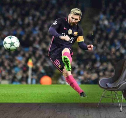 Messi Champions Strike Wallpaper