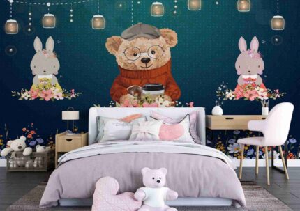 Cozy Teddy Night Garden