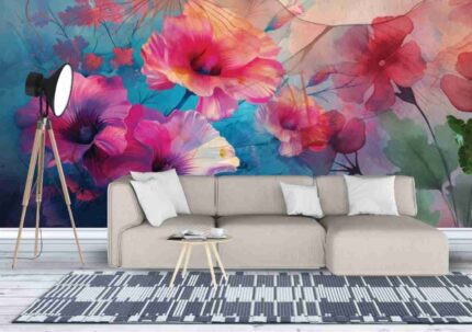 Vibrant Floral Fusion