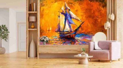 Vibrant Sailing Reflection