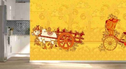 Vintage Bullock Cart Art