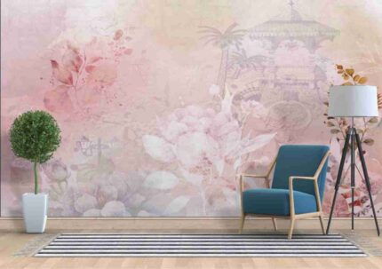 Blush Heritage Floral Texture